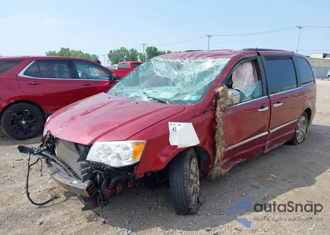 2012 Chrysler Town & Country Touring-L from USA, damaged, VIN 2C4RC1CGXCR368841